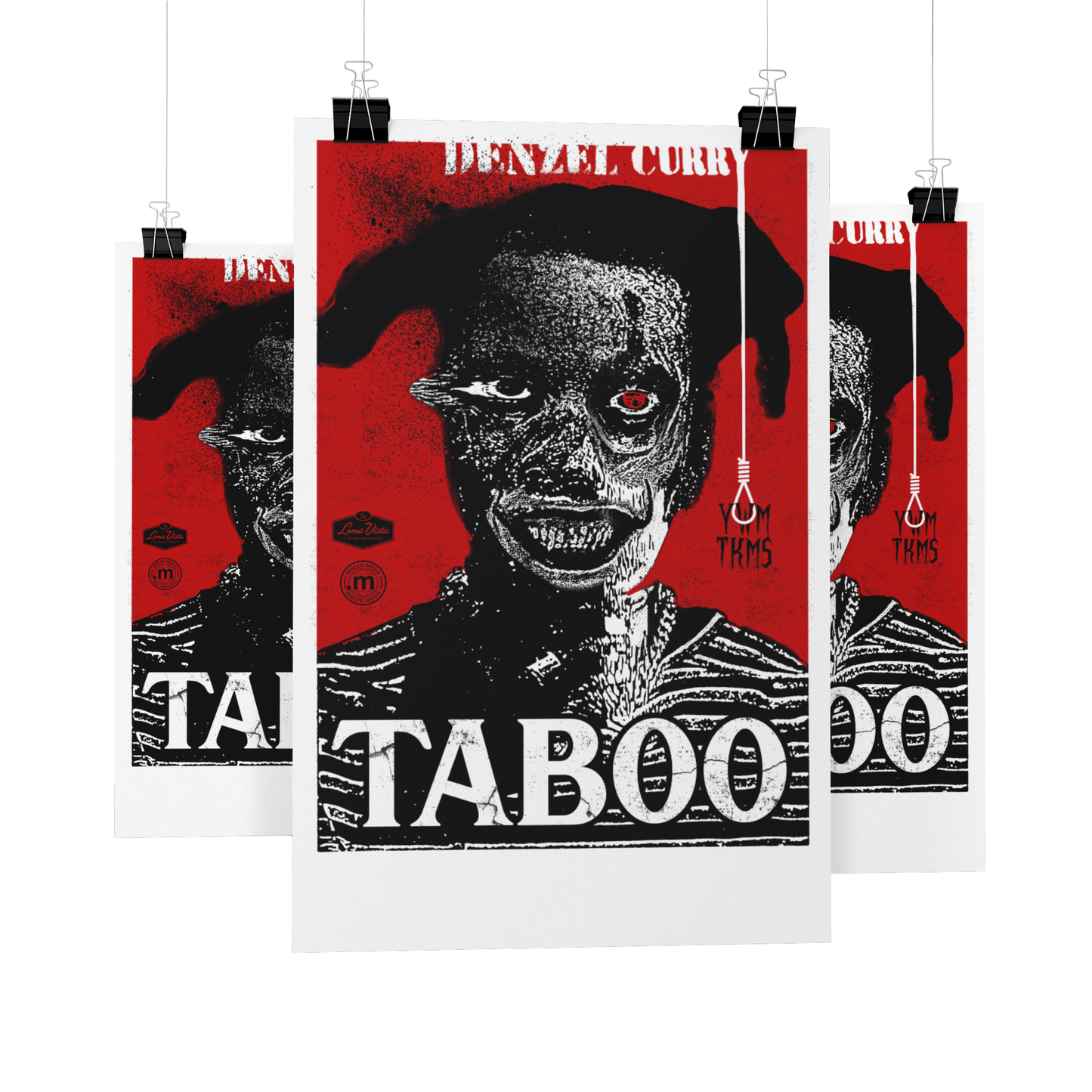 Denzel Curry "TABOO" poster