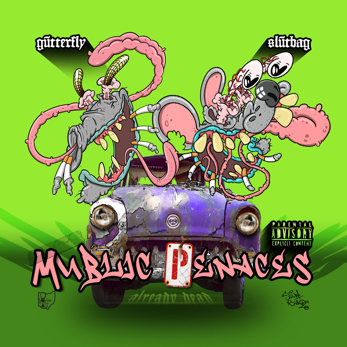 Gutterfly216 - Mublic Penaces EP (digital album)