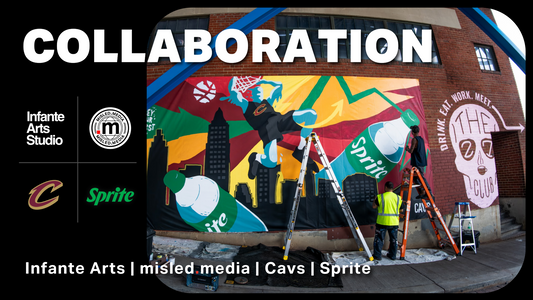 In The Paint: Cleveland Cavaliers x Sprite Mural Collaboration